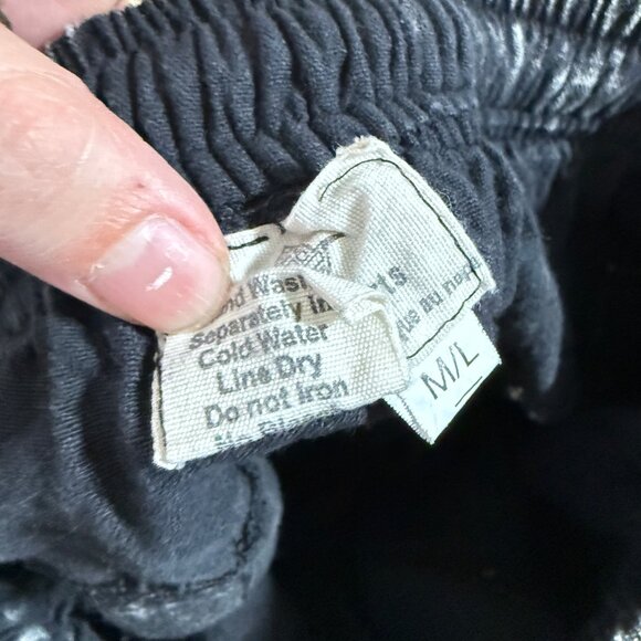 Ark Imports 100% Cotton Patterned Faded Wide Leg Harem Pants Hippie Boho M/L - Picture 6 of 6